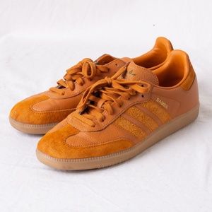 Adidas Samba OG FT Craft Ochre Gold Metallic New